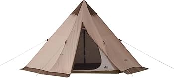 LOGOS Tradcanvas Tepee 400-BB キャンプテント Amazon | ロゴス(LOGOS) Tradcanvas VポールTepee400セット-BB